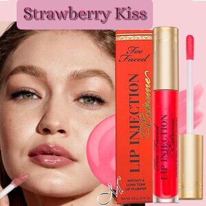 Too Faced Lip Injection Extreme Instant & Long Term Lip Plumper~Strawberry Kiss